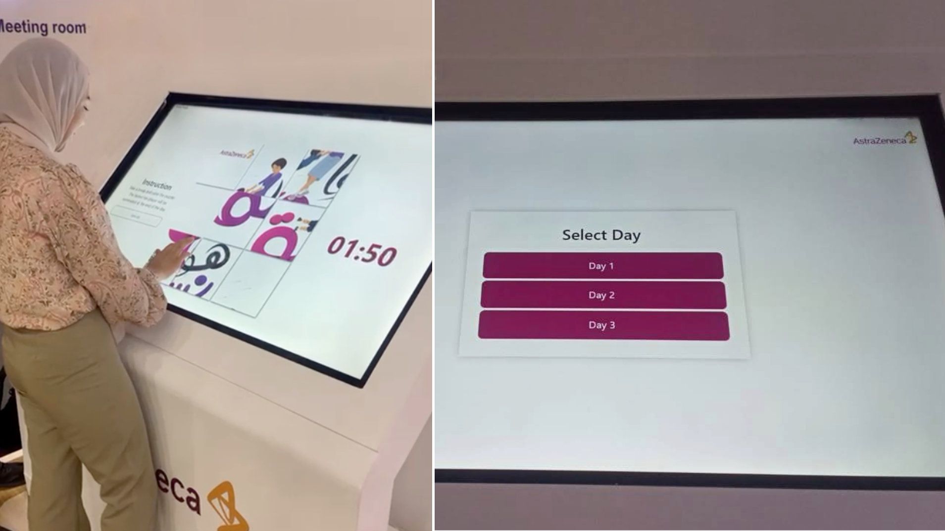 AstraZeneca – Touchscreen Puzzle Game 1