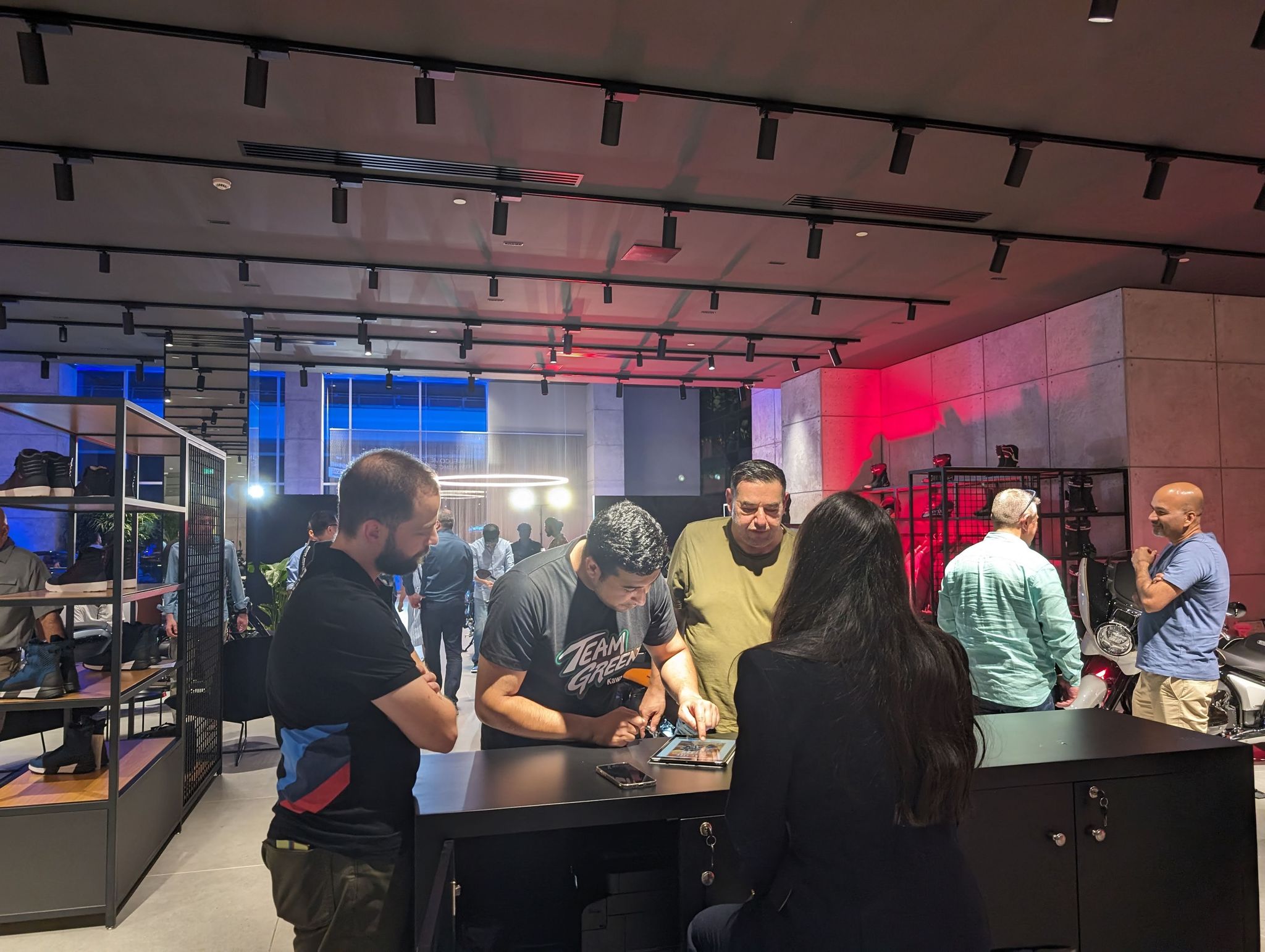 BMW Motorbikes Interactive Poster Signing – Dubai Showroom Launch 3